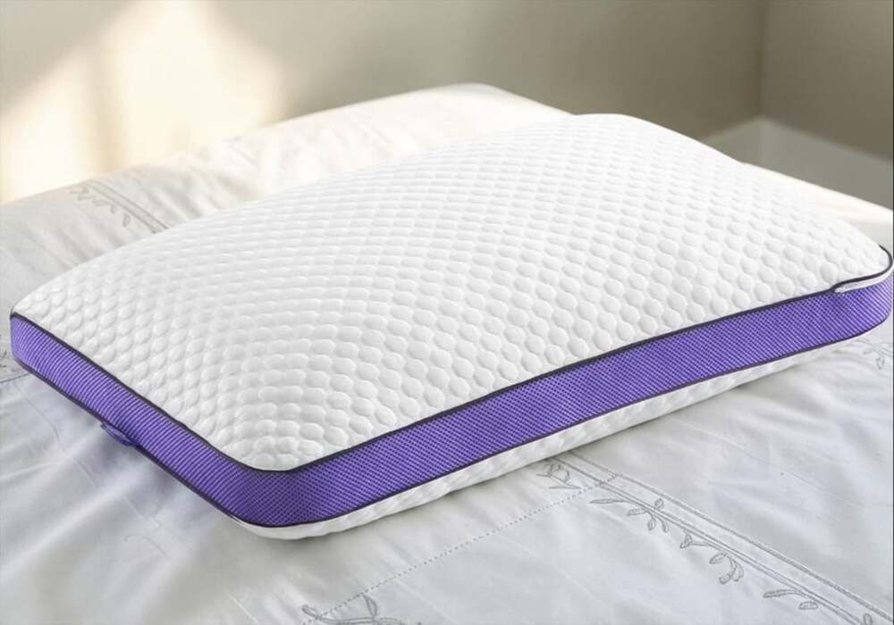 Bpc Cooling Pillow For Back And Stomach Sleepers White Memory Foam